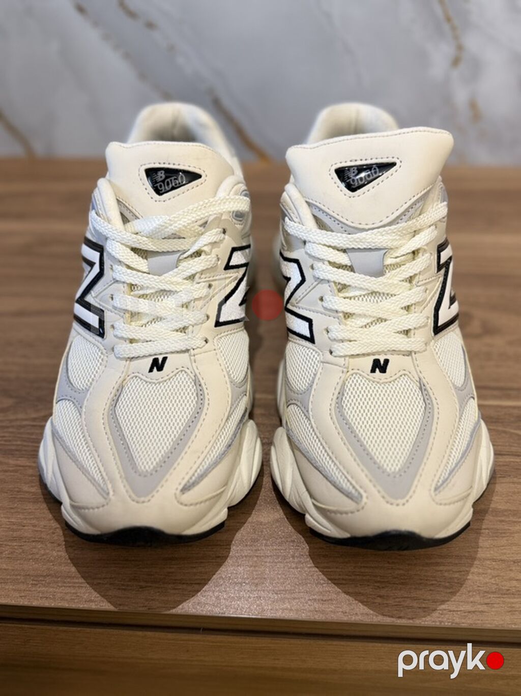 New Balance 9060 – krem rəngli unisex idman ayaqqabısı, Avropadan — Krossovkalar, Gəncə (3)