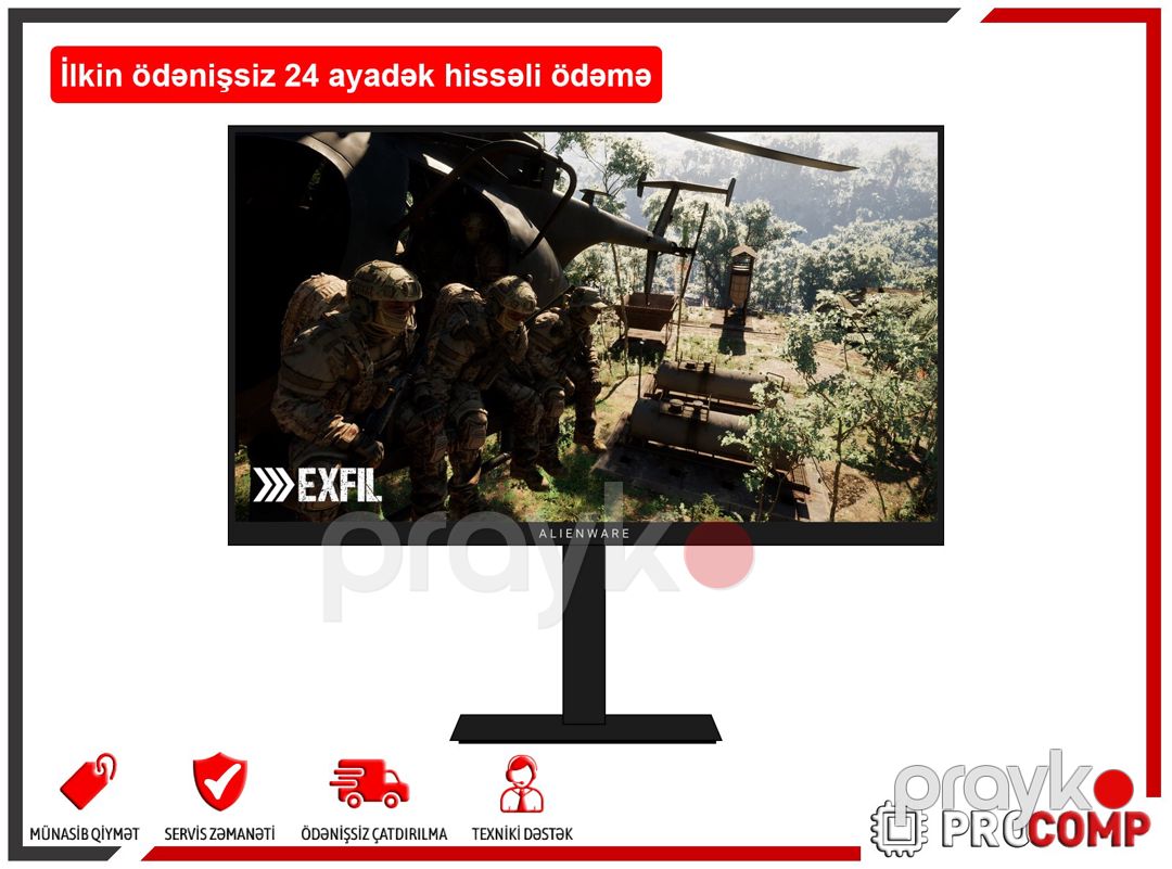Gaming monitor Alienware 27 240Hz Qd-oled - AW2726DM 210-BVWB — Kompüterlər və noutbuklar, Bakı (2)