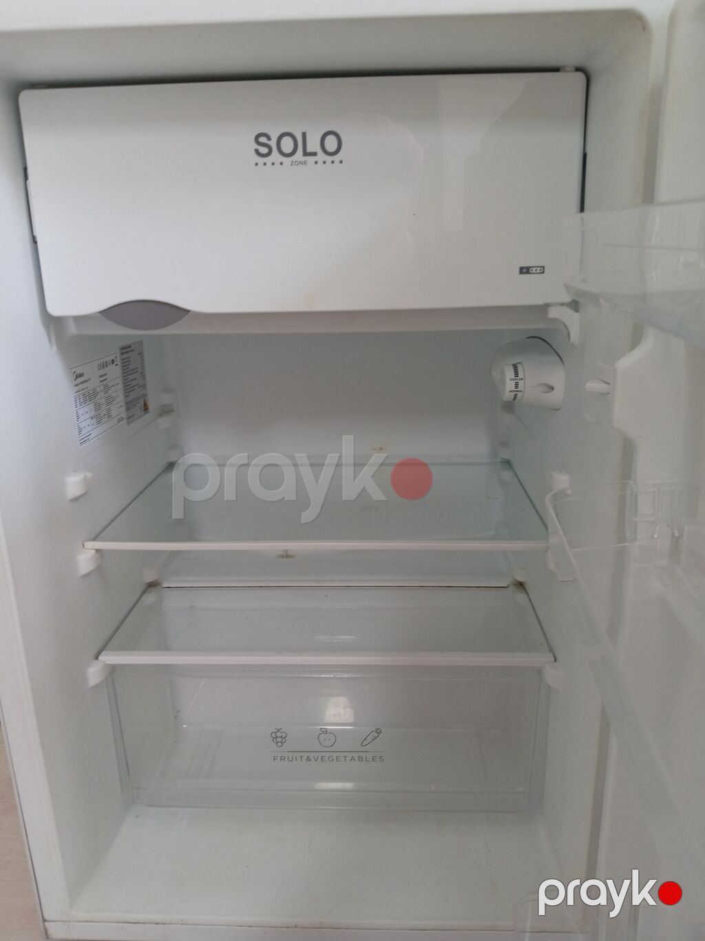 İşlənmiş Mini Midea Soyuducu Satılır, rəng - Ağ — Soyuducular, Bakı (2)