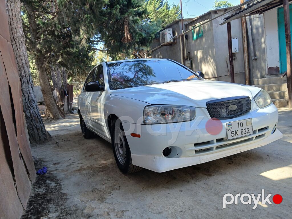 Hyundai Elantra sedan 2003 – avtomatik sürətlər qutusu 4 təzə təkər — Avtomobillər, Digah (7)
