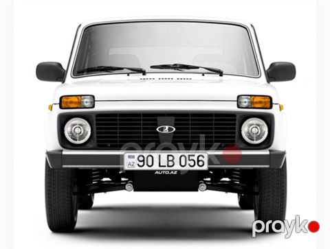 Avtomobil qeydiyyat nişanı - 90-LB-056 — Bakı