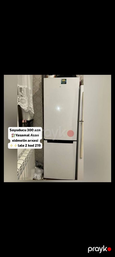 Soyuducu 300 azn Yasamal Asan xidmetin arxasi lale 2 kod 219 — Digah