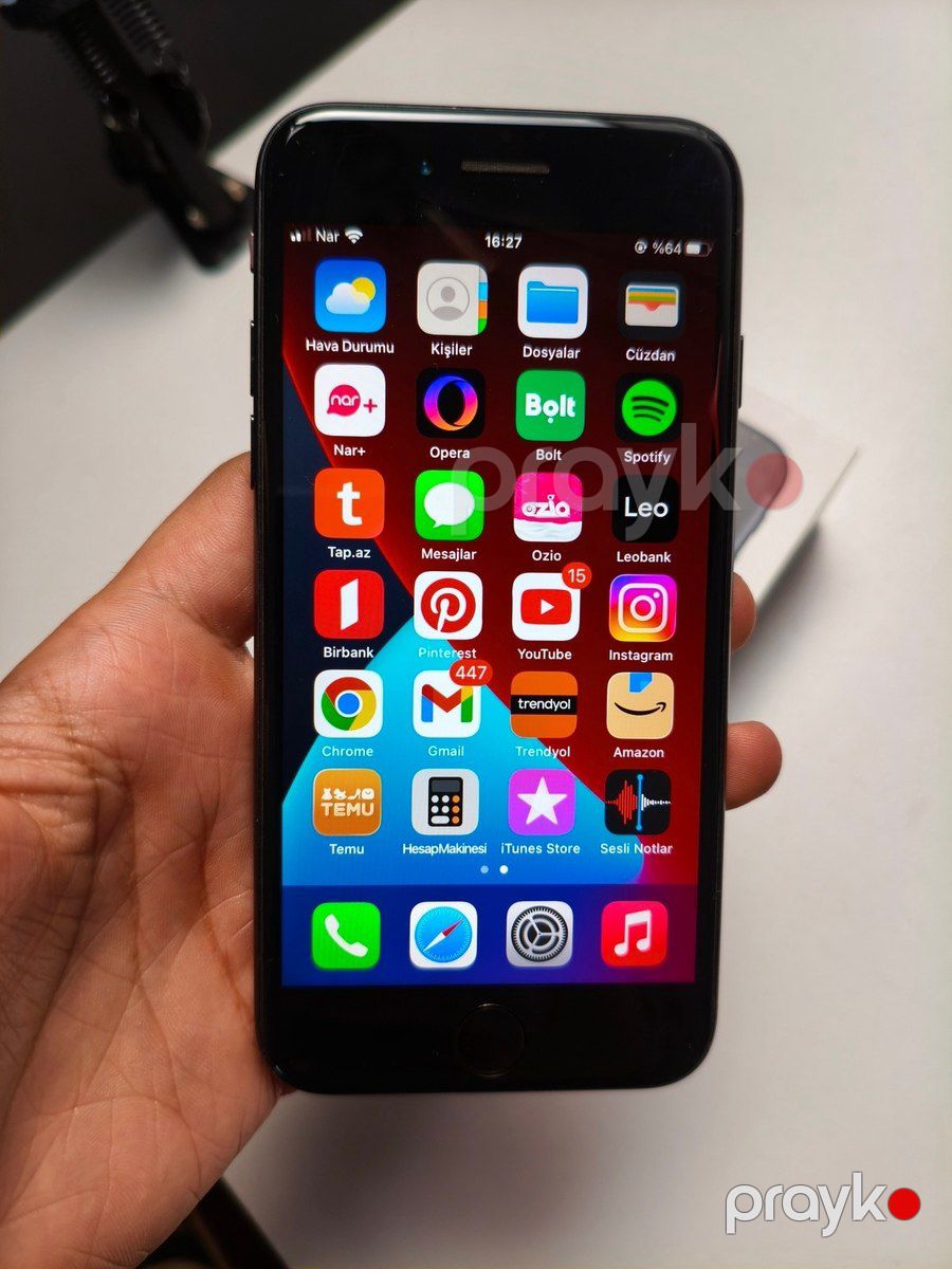 Apple iPhone 7 Black 32GB — Smartfonlar, Bakı (2)