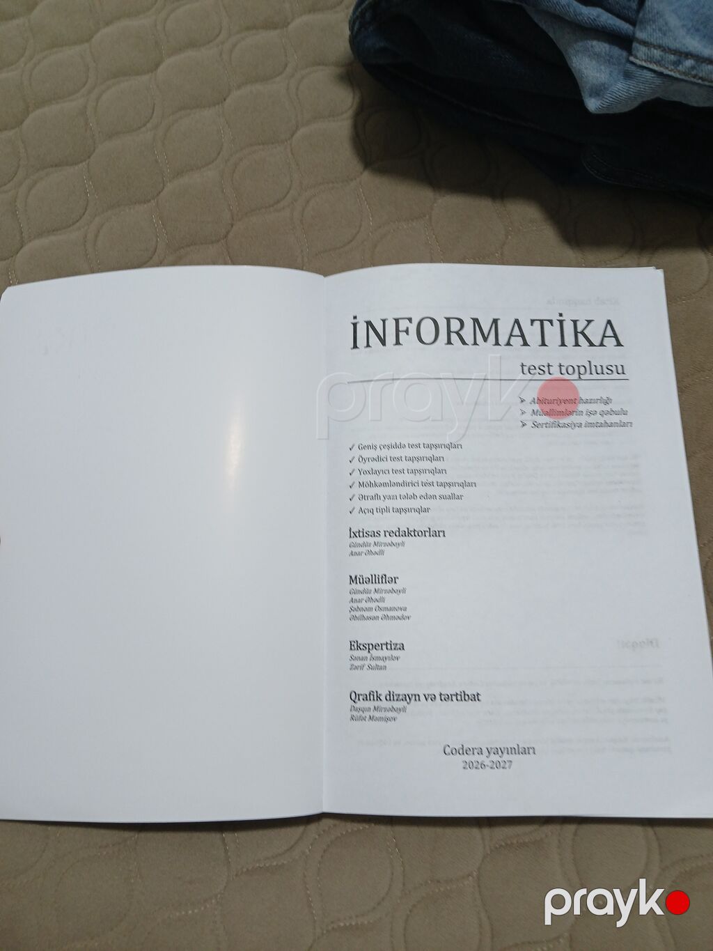 Məhsul: “İnformatika – Müəllimlər və Abituriyentlər üçün test bankı” — Kitablar, Xırdalan (3)