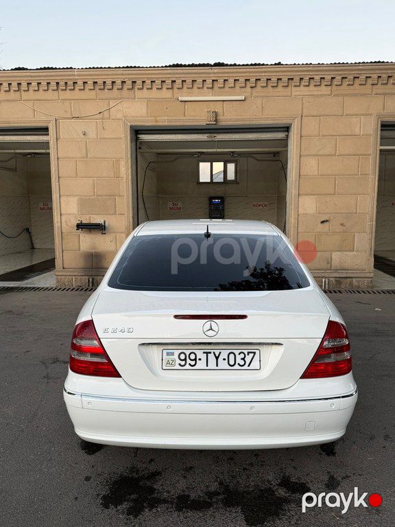 Mercedes E 240, 2.6 L, 2004 il, 241 648 km — Avtomobillər, Şirvan (3)