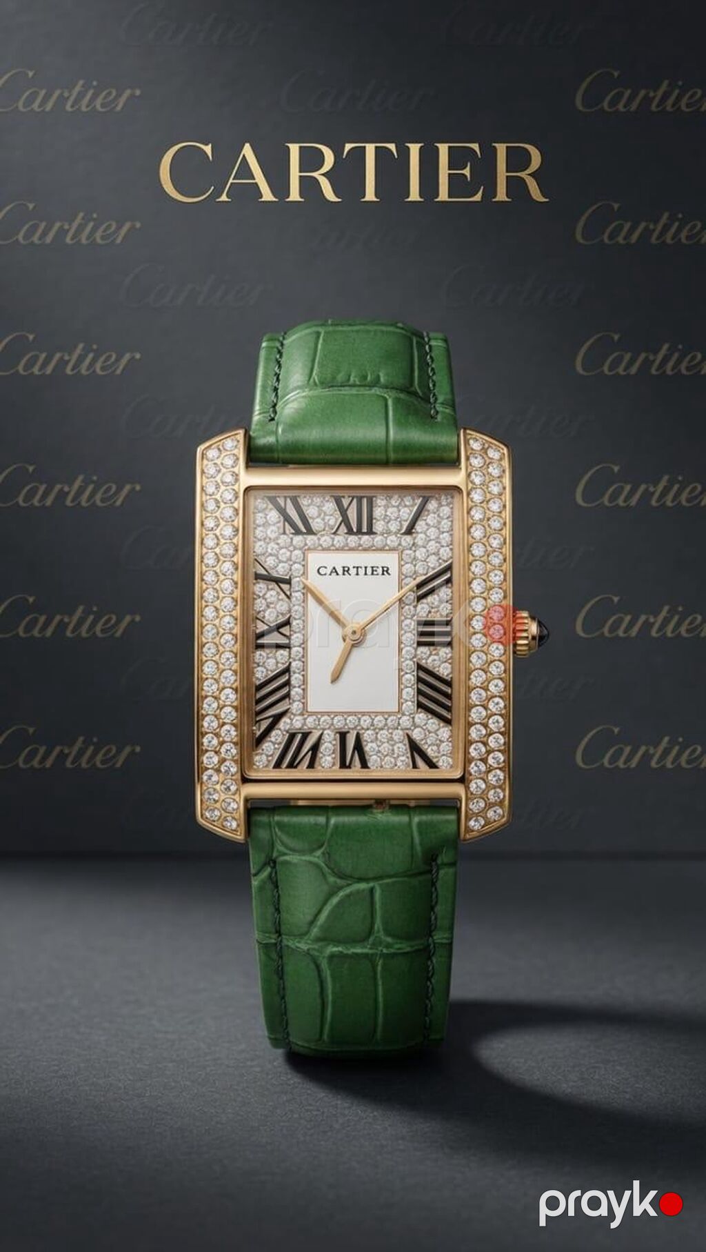 Cartier Tank Americaine – zərif daş-qaşlı saat kolleksiyası - Korpus — Qol saatları, Mehdiabad (2)