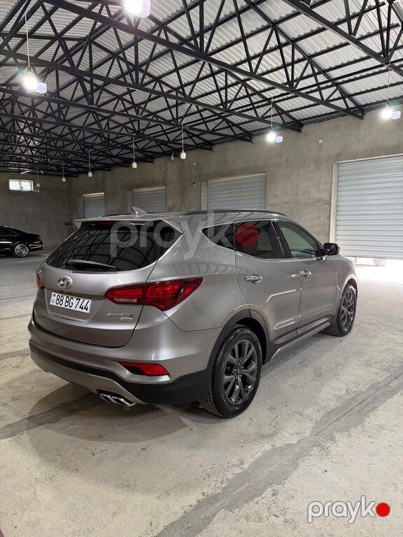 Hyundai Santa Fe, 2.0 L, 2016 il, 154 000 km — Avtomobillər, Qazax (6)