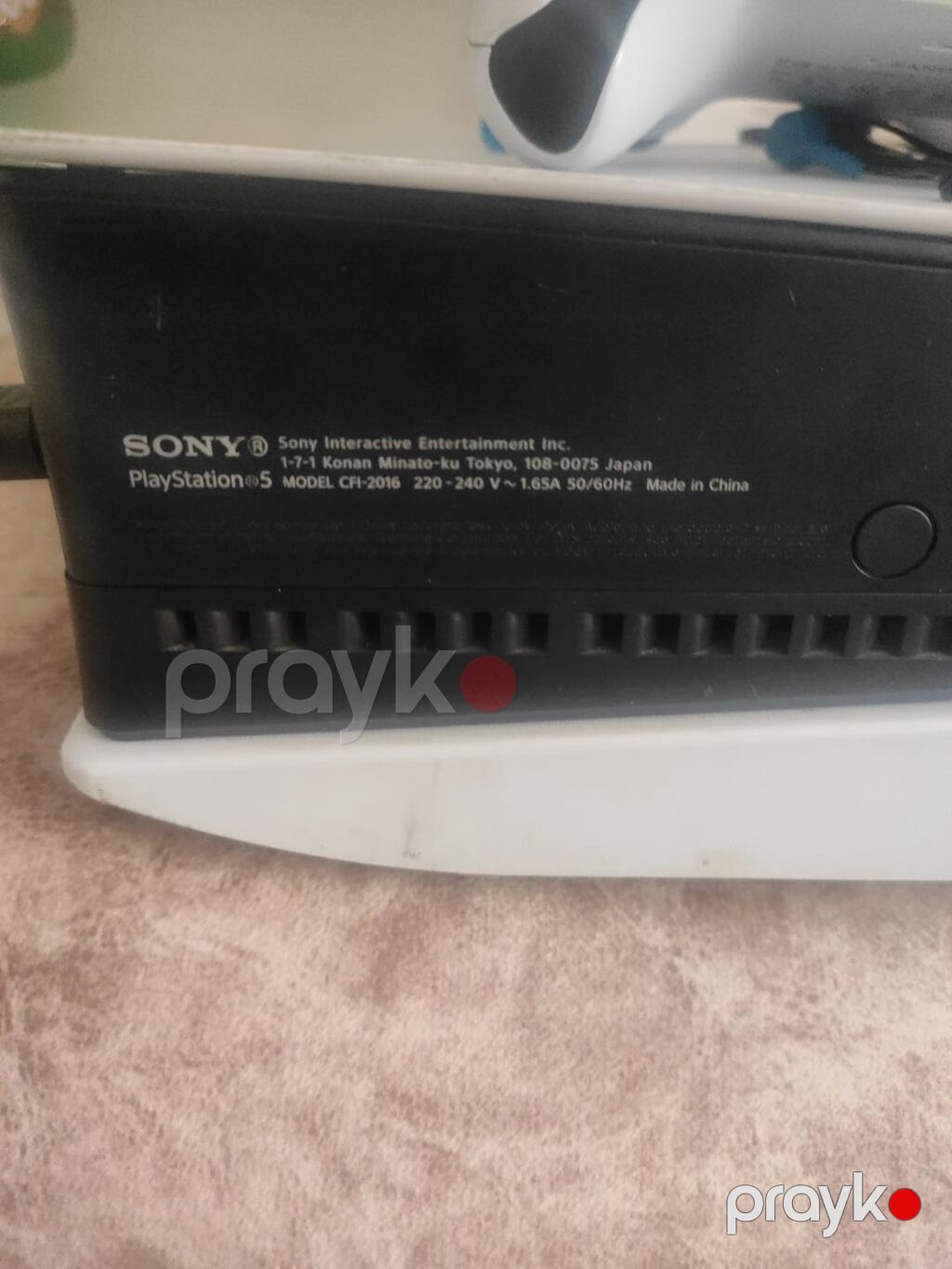 Sony PlayStation 5 oyun konsolu - Model: CFI-2016 (etiket üzərində — Oyun konsolları, Bakı (3)