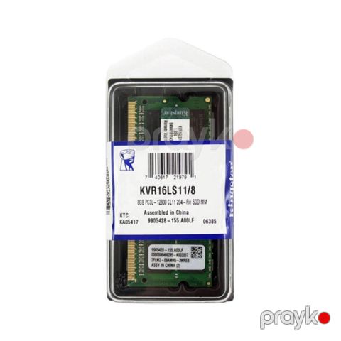 Ram Kingston DDR3L 8GB 1600Mhz So-Dimm — Bakı