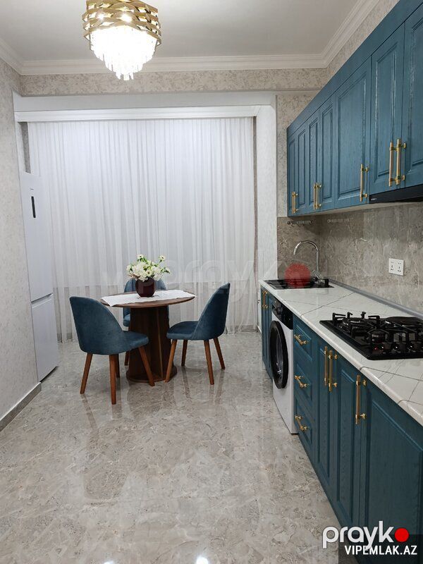 Nərimanov rayonunda 2 otaqlı Yeni tikili Kirayə verilir, 75 m² — Mənzil, Bakı (2)