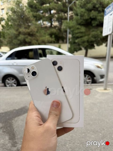 IPhone 13, 256 GB, Ağ, Simsiz şarj — Bakı