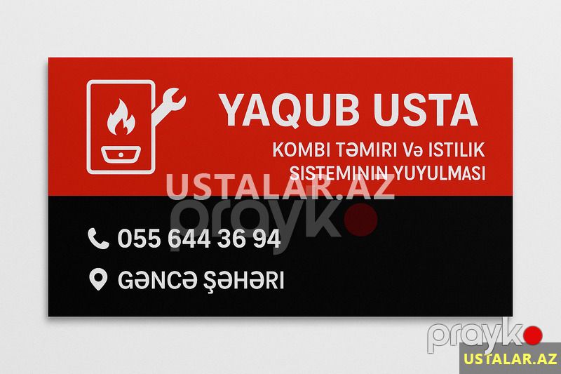Gəncə kombi xidməti — Kombi, qazanca və su isitici təmiri, Gəncə (2)