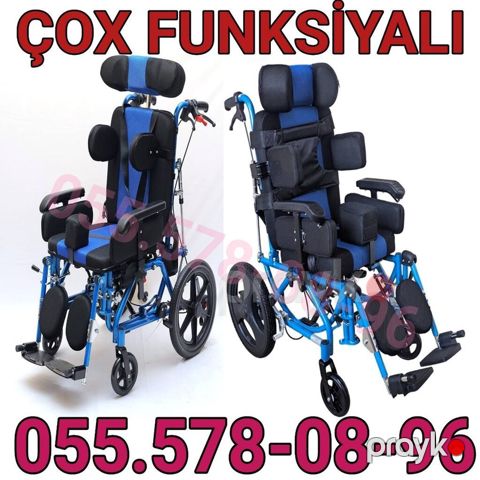 Çox Funksiyalı Uşaq/Böyük Üçün Əlil Arabası