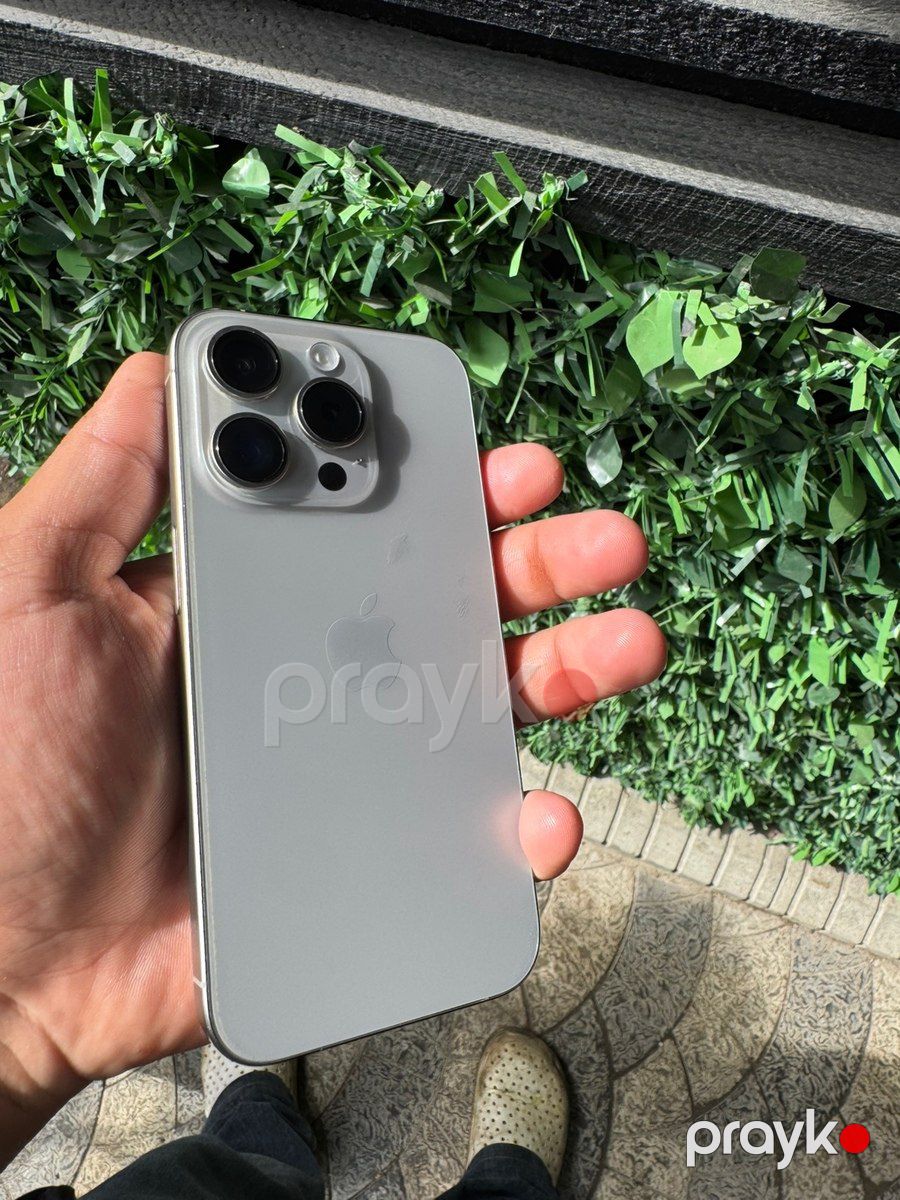 Apple iPhone 15 Pro White Titanium 256GB/8GB — Smartfonlar, Lənkəran (2)