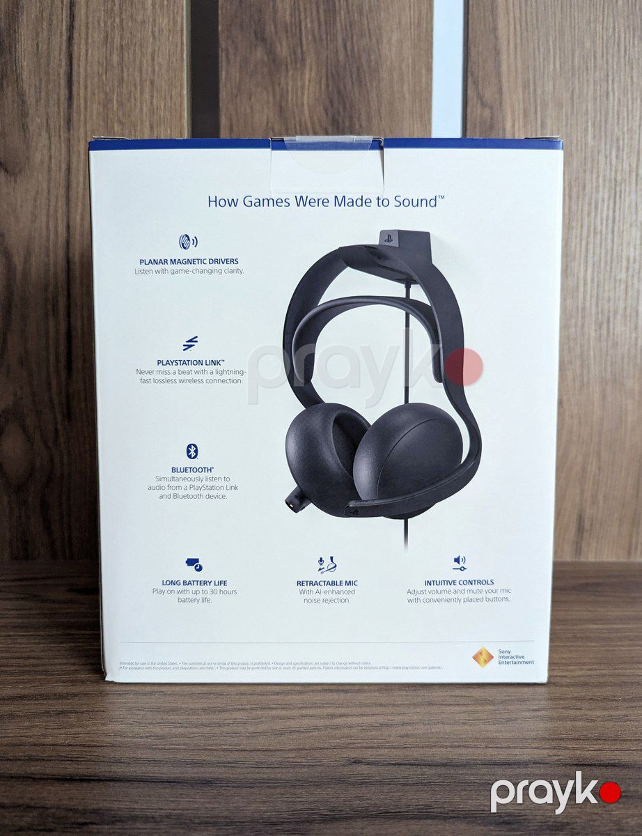 PlayStation Pulse Elite Wireless Headset - Midnight Black — Səs texnikası, Bakı (6)