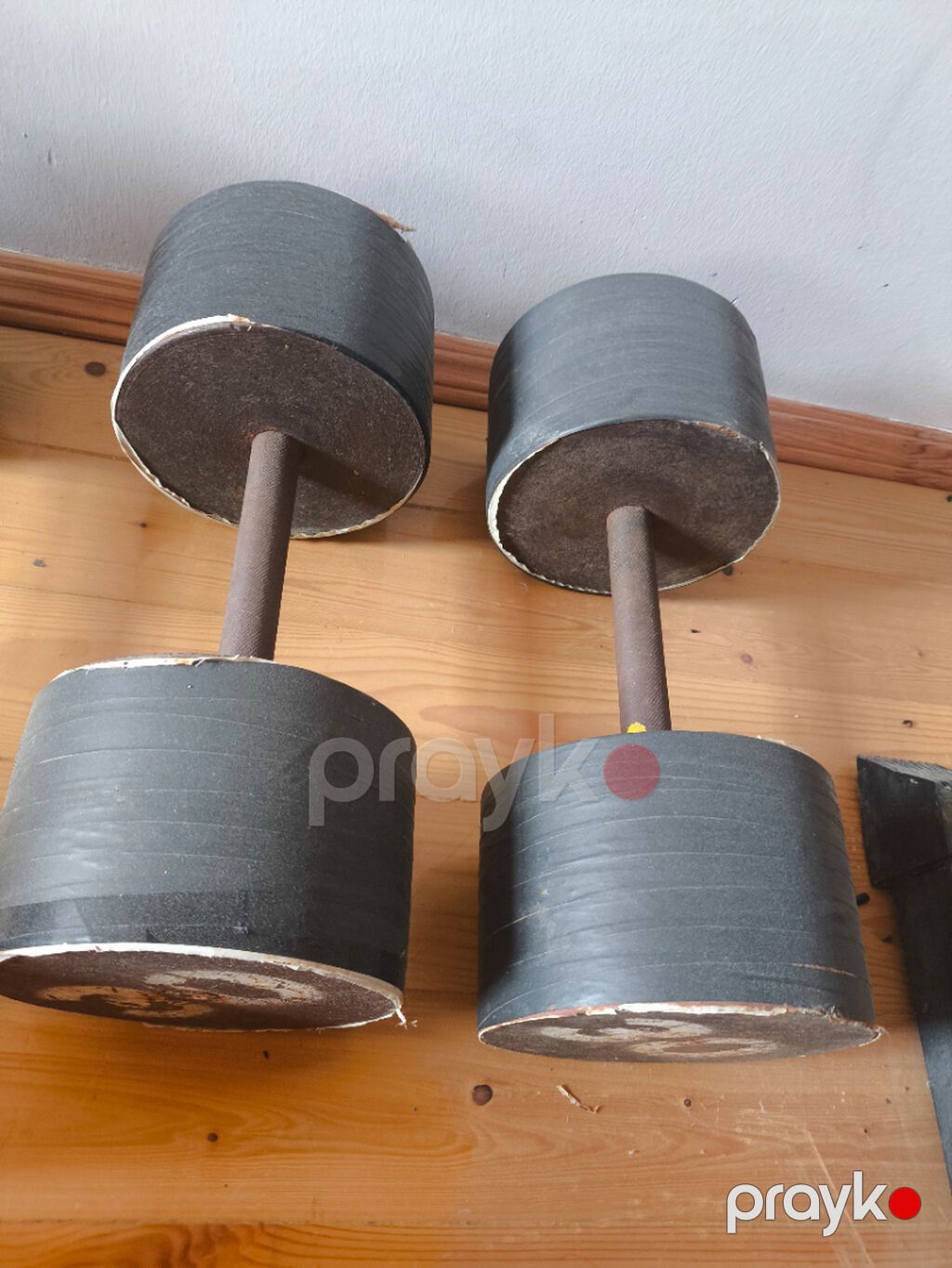 Heresi 30 kilo iki eded demir qantel satilor zavoddur elde duzelme — Dumbbellər, barbelər, diskləri, Bakı (4)
