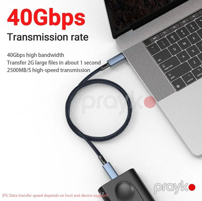 "Thunderbolt 4 8K 60Hz" kabeli — Periferik cihazlar, Bakı (4)
