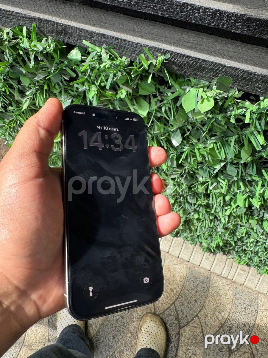 Apple iPhone 15 Pro White Titanium 256GB/8GB — Smartfonlar, Lənkəran (3)