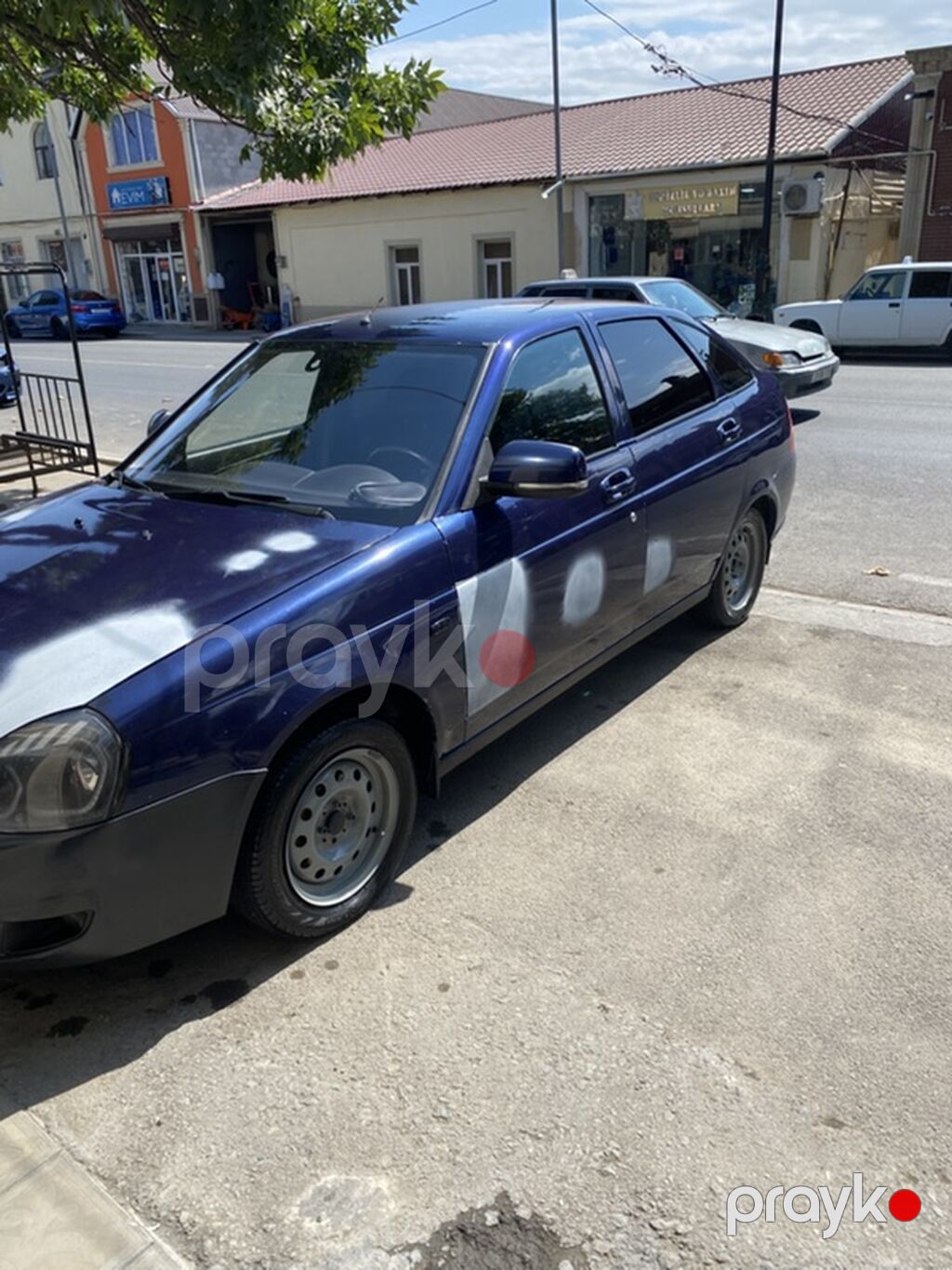 Lada Priora sedan – tünd mavi rəng, 4 qapı, Azərbaycan nömrə nişanı — Avtomobillər, Gəncə (3)