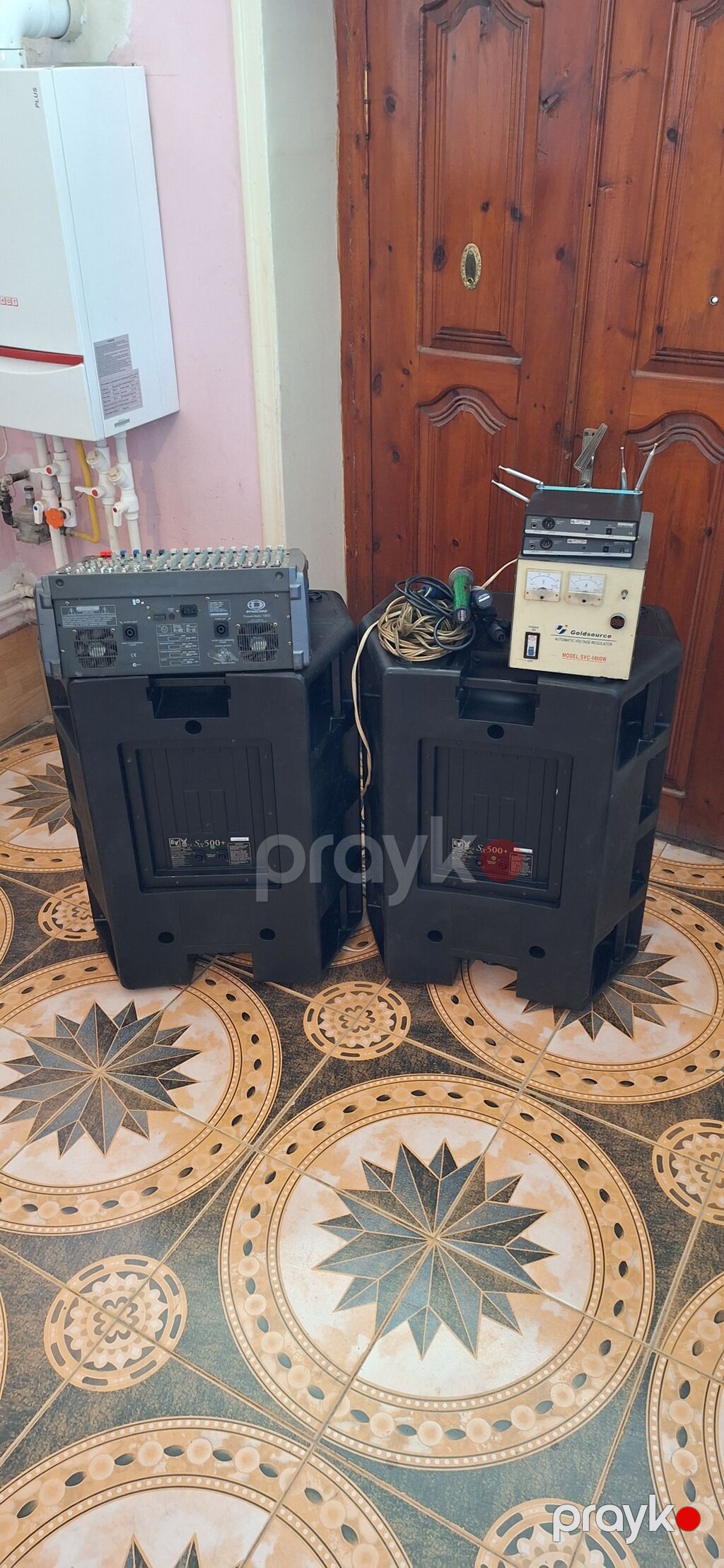 1)OriginalAmerika Electro voice Sx 500+ kalonka 2)Dynacord 1000-2 — Studiya və konsert üçün, Şəmkir (2)