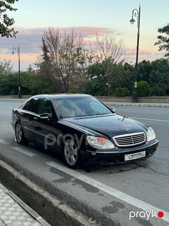 Mercedes S 320, 3.2 L, 2000 il, 250 000 km — Avtomobillər, Şamaxı (3)