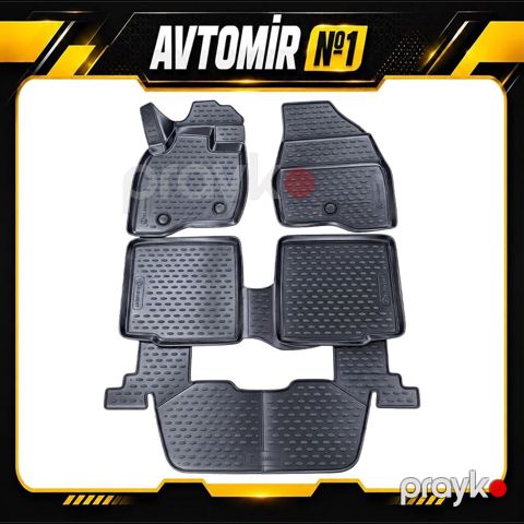 Ford Explorer 2011-2019 7 yerlik üçün salon rezin ayaqaltı Ford — Bakı