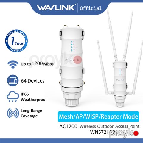 WL-WN570HA2: Wavlınk AC1200 Dual Band Outdoor Access Point, Outdoor Long Range Wi-Fi Extender — Bakı