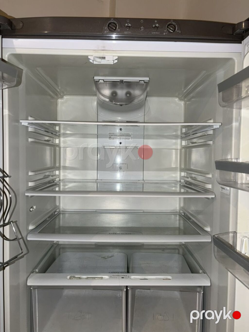 İşlənmiş 4 qapılı Hotpoint Ariston Soyuducu Satılır, rəng - Boz — Soyuducular, Bakı (4)