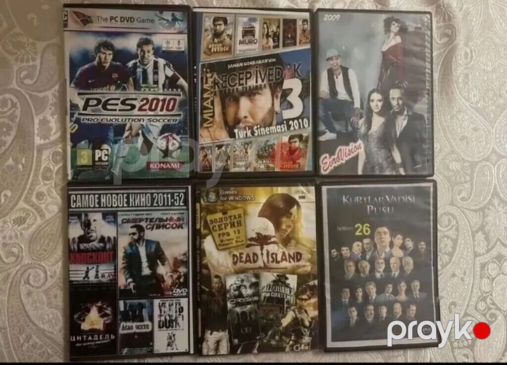 DVD diskləri və PC oyunlarının qarışıq kolleksiyası Məzmun: - Bu — Oyunlar, konsollər və proqramlar, Bakı (4)