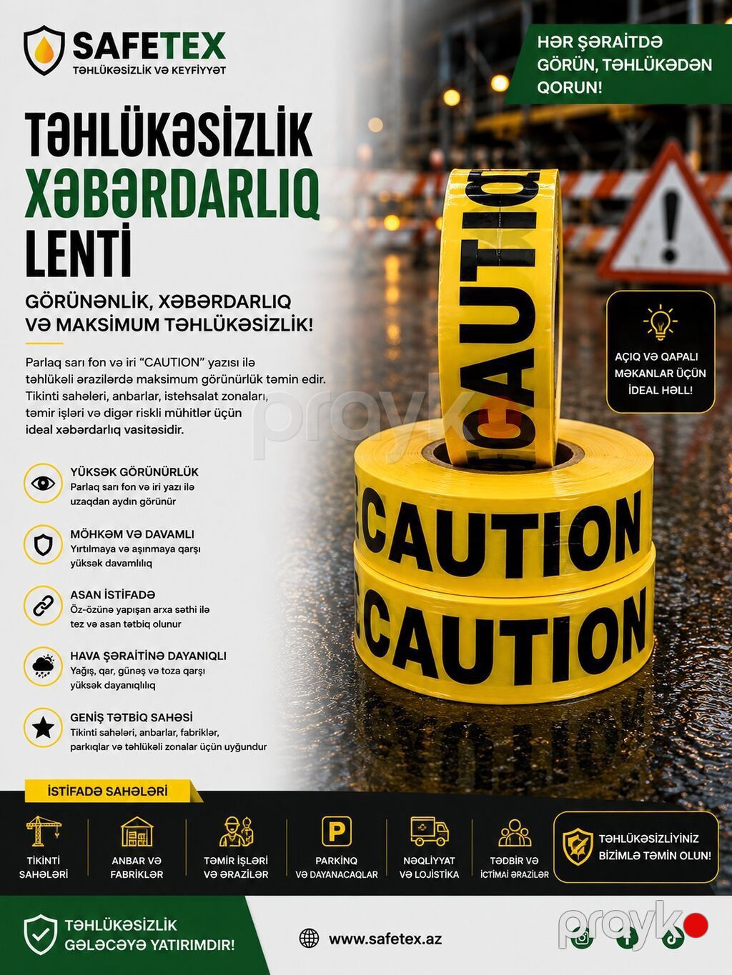 Safe TEX yol və parklanma təhlükəsizliyi məhsulları 1) No Parking — Avtoşoför dəstləri, Bakı (5)