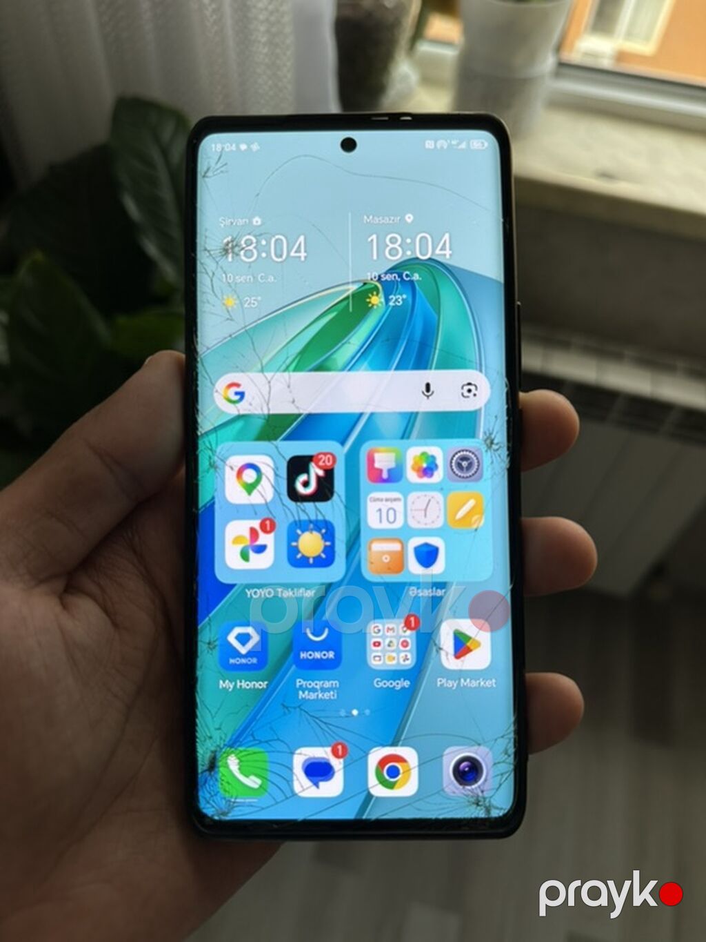 Honor X9a, 128 GB, rəng - Yaşıl, Barmaq izi — Honor, Masazır (2)