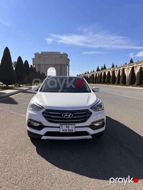 Hyundai Santa Fe, 2.0 L, 2017 il, 225 308 km — Bakı