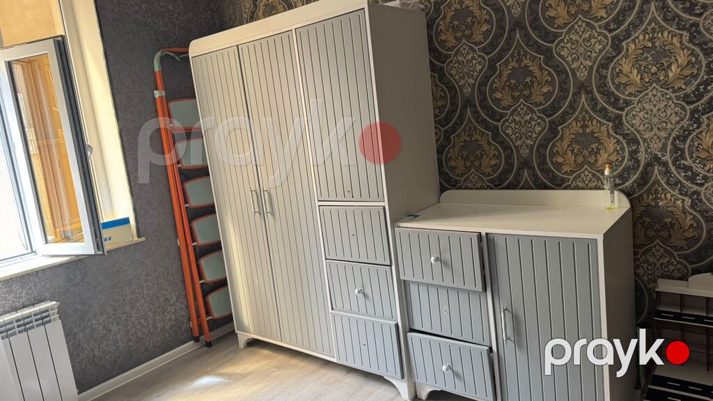 Uşaq/yeniyetmə otağı üçün modul dolab dəsti - Rəng: ağ və açıq boz — Uşaq mebeli dəstləri, Digah (2)