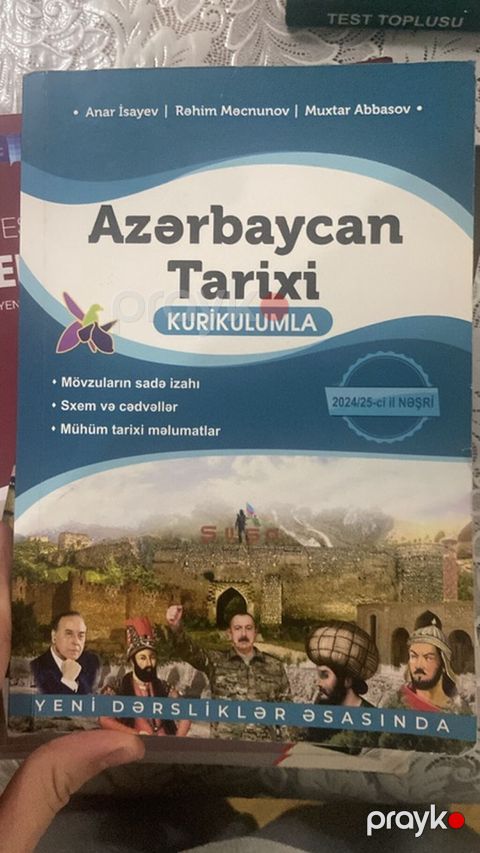 Dərs və imtahan hazırlığı üçün kitablar eləsi var 3,4 manat — Bakı