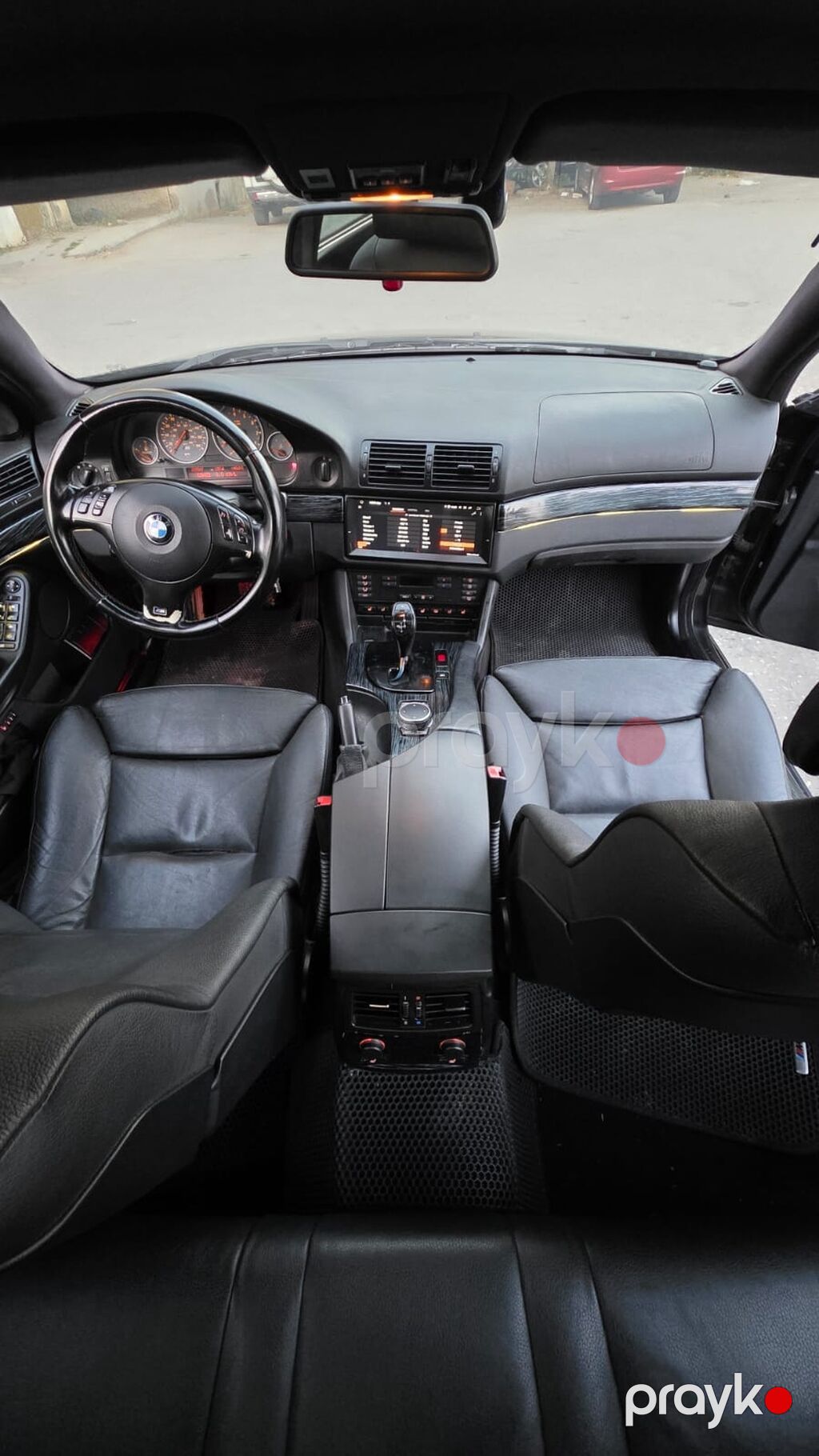 BMW 5 Series E39 sedan – qara rəng, M‑paket üslublu eksteryer — Avtomobillər, Bakı (4)