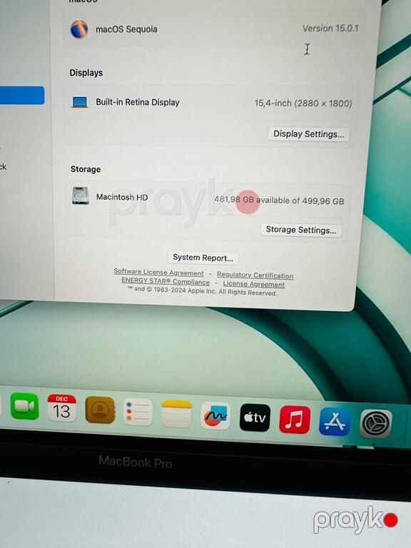 Apple MacBook Pro 15 2018 — Noutbuklar, Bakı (8)