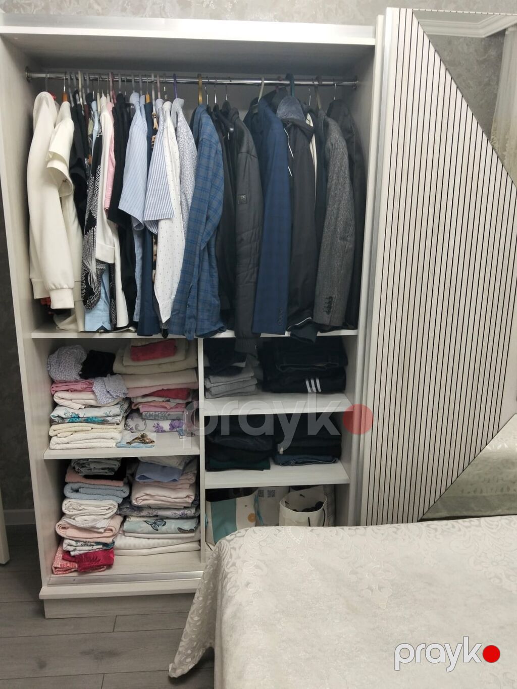 İşlənmiş, 2 qapılı, Güzgülü, Boz, Kupe, Düz dolab — Şkaflar, Bakı (2)