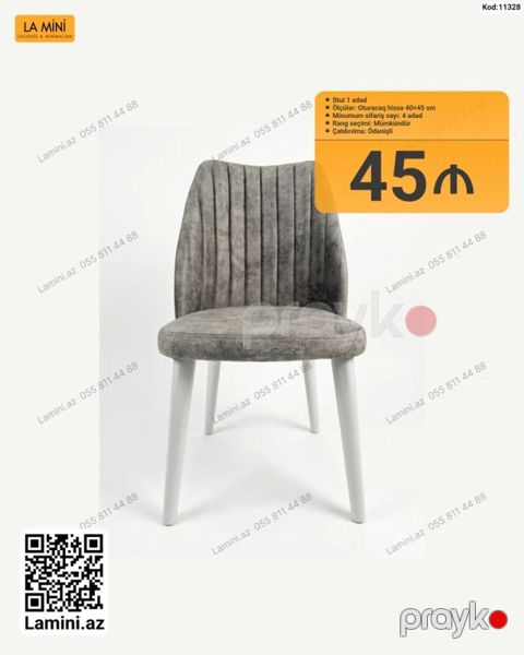 LA Mını – Laconic & Minimalism Məhsul: Stol/stul (1 ədəd) — Bakı
