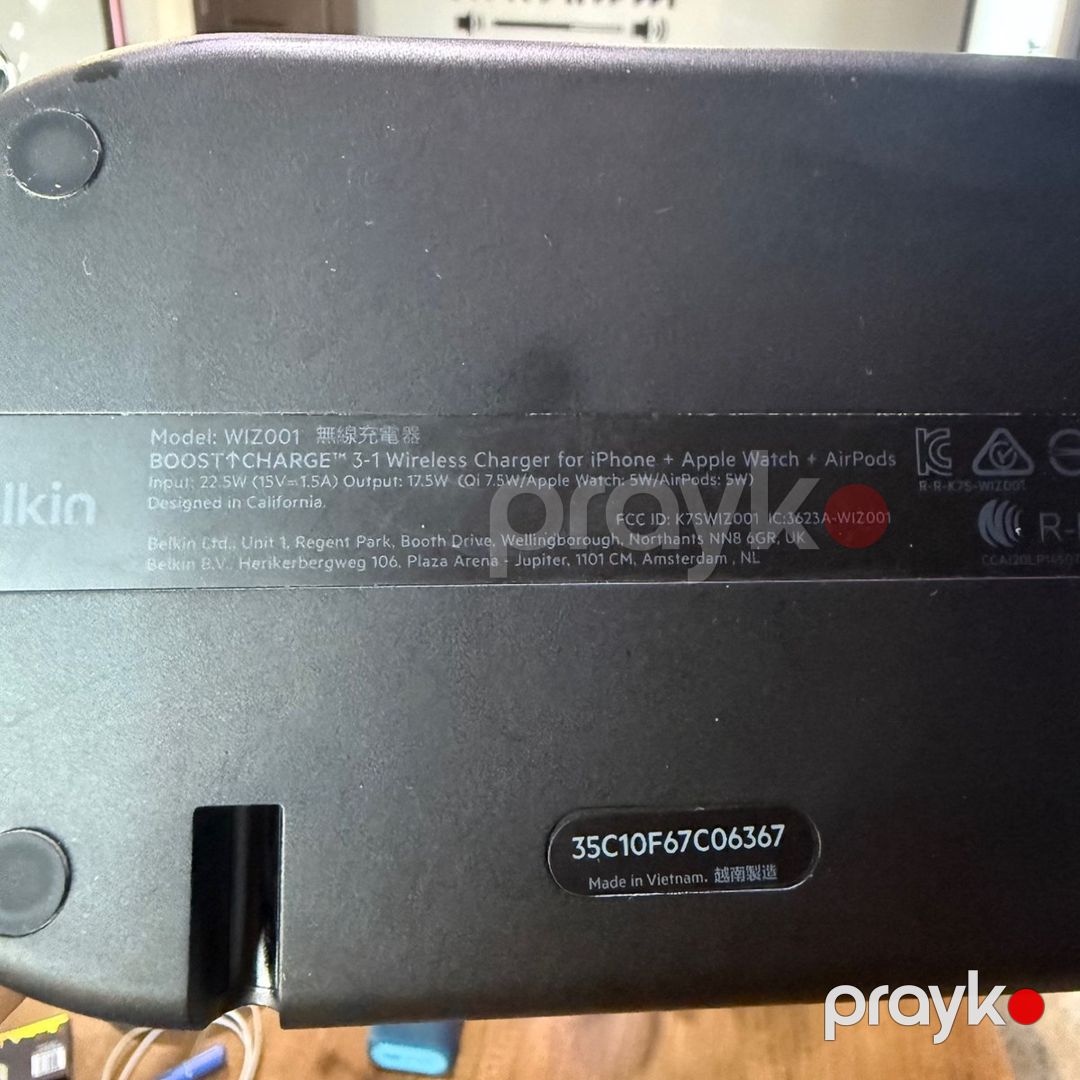 Belkin Boost↑charge 3-in-1 Wireless Charger (WIZ00 — Smartfonlar, Bakı (2)