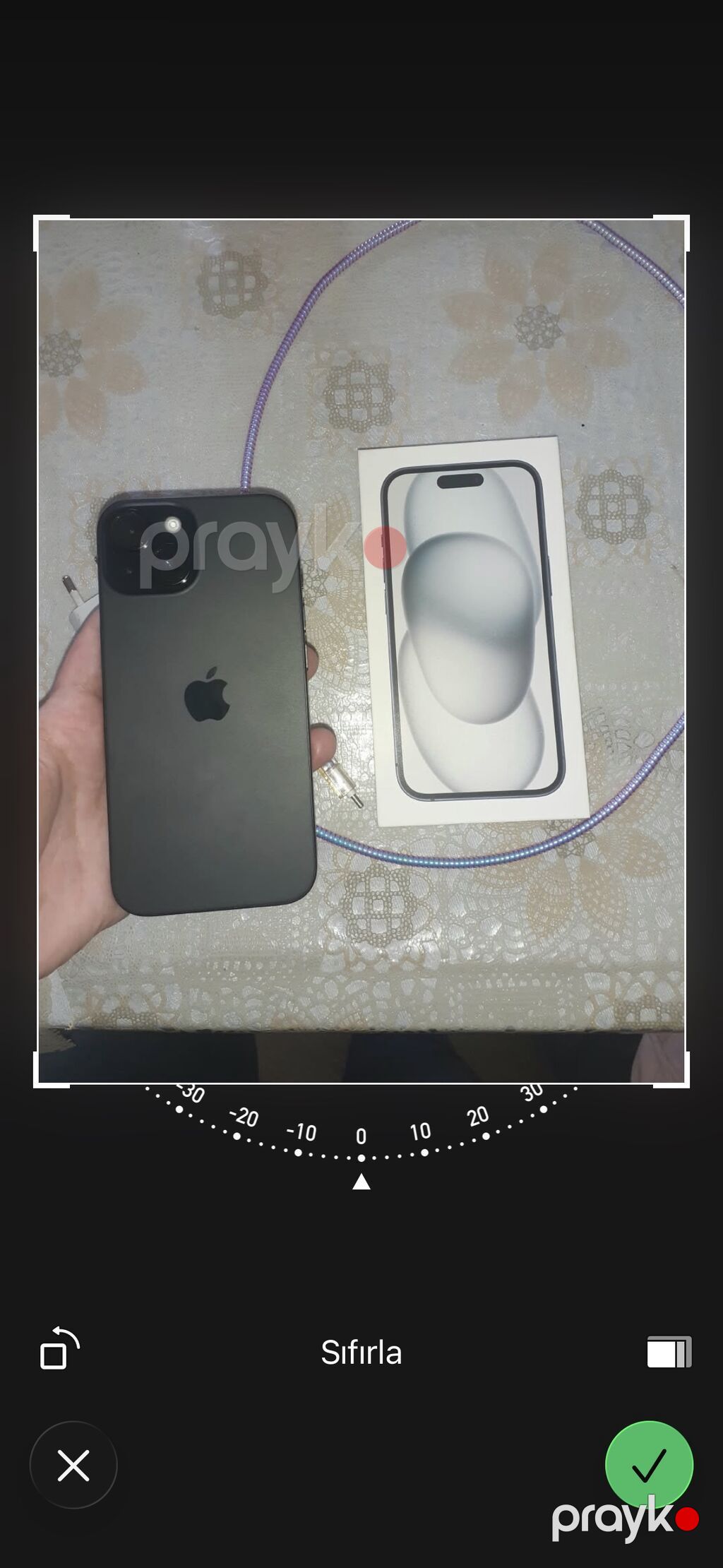 IPhone 15, 128 GB, Qara, Zəmanət, Barmaq izi, Simsiz şarj — Apple iPhone, Qobu (5)