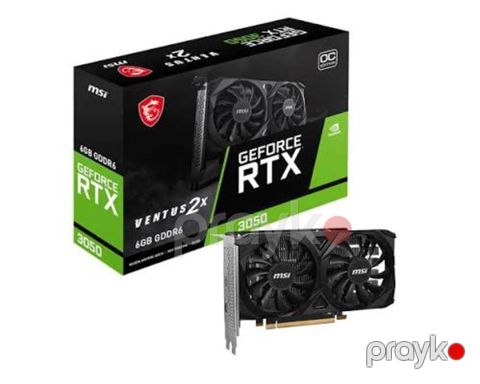 Vga msı GeForce RTX 3050 ventus 2X e 6G oc 6GB GDDR6 — Bakı