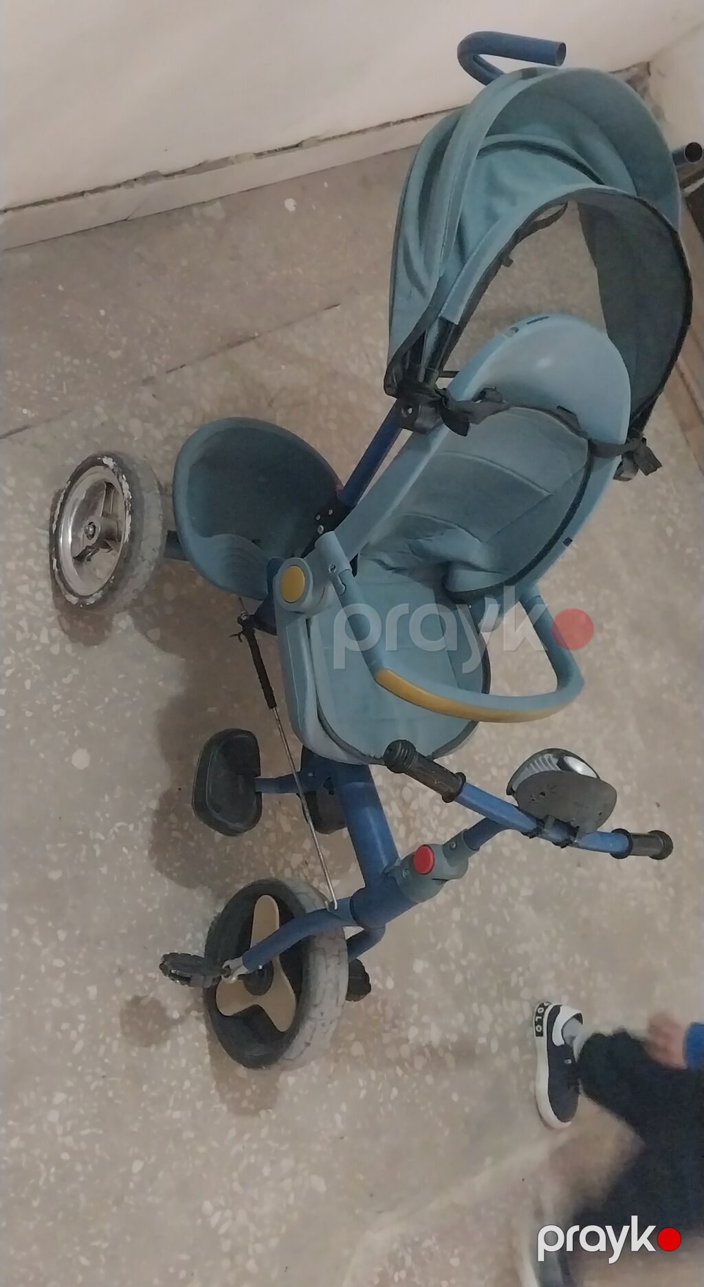 Uşaq üçtəkərli velosipedi – valideyn idarəetmə tutacağı ilə - Rəng — Uşaq velosipedləri, Xırdalan (3)