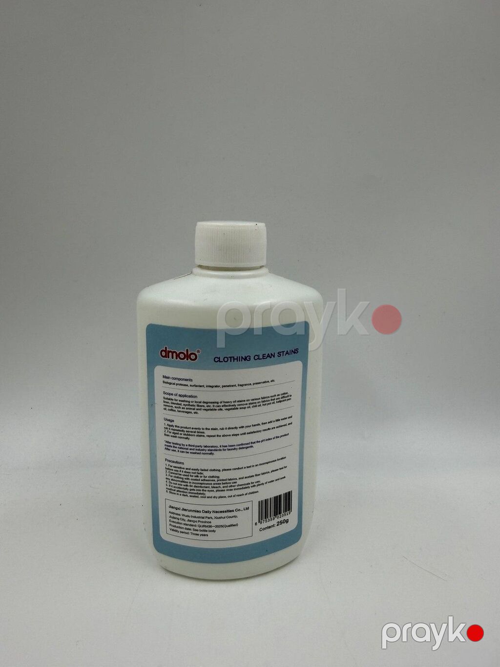 Ləkə təmizləyən maye 250ml Dmolo Clothing Clean Stains 250 q — Təmizləmə vasitələri, Bakı (3)