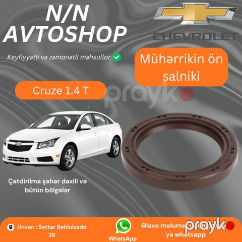 Chevrolet Cruze 1.4 T mühərrik ön kipkəci — Bakı