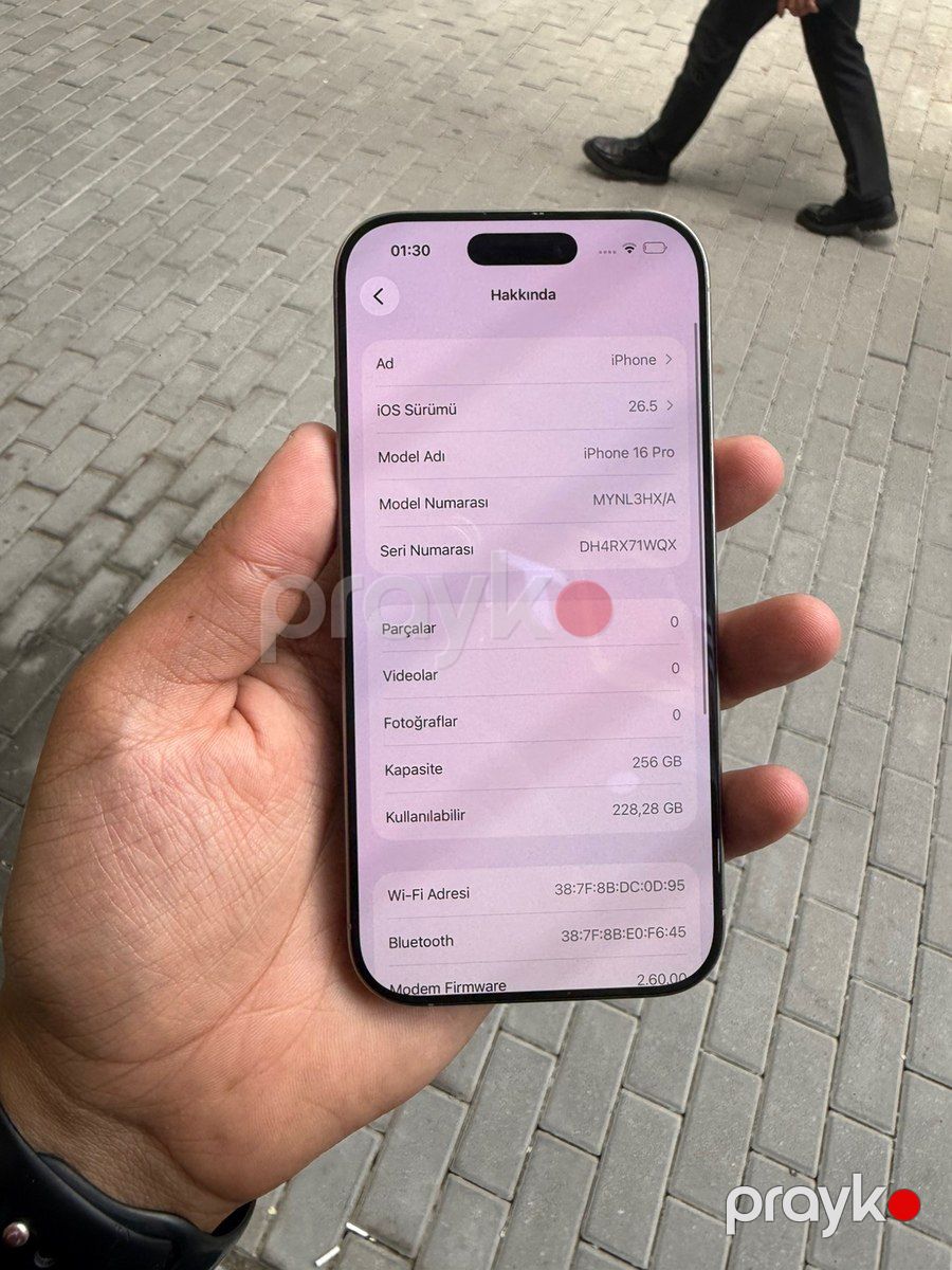 Apple iPhone 16 Pro Natural Titanium 256GB/8GB — Smartfonlar, Bakı (8)