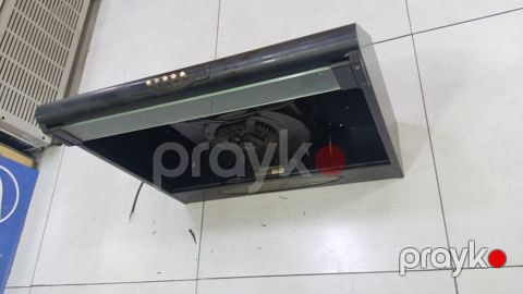 Mətbəx üçün divara quraşdırılan aspirator (tüstü çəkən) - Rəng: qara — Bakı