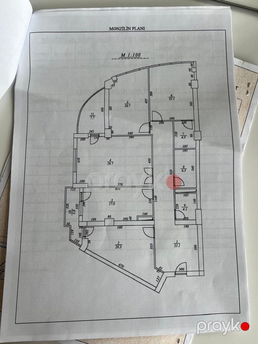 4-otaqlı yeni tikili, Mirəli Seyidov küç., 168 m² — Mənzil, Bakı (8)