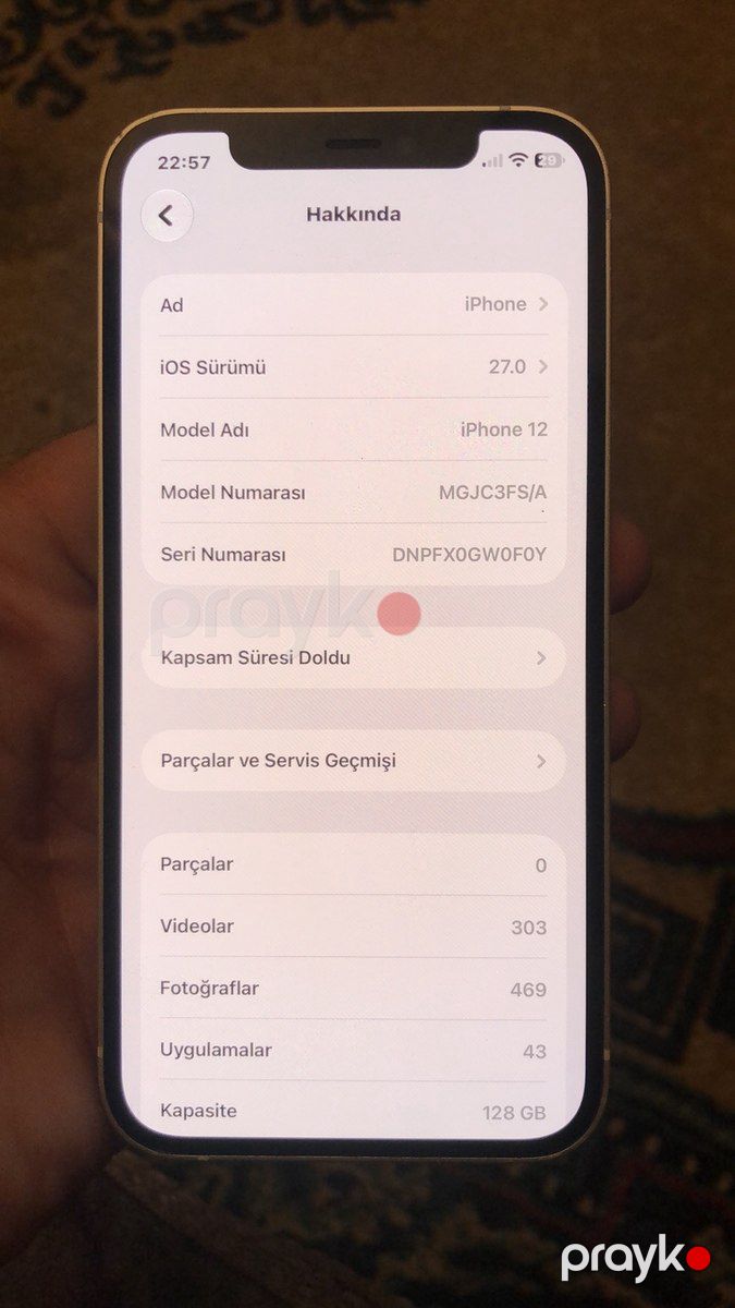Apple iPhone 12 White 128GB/4GB — Smartfonlar, Bakı (7)