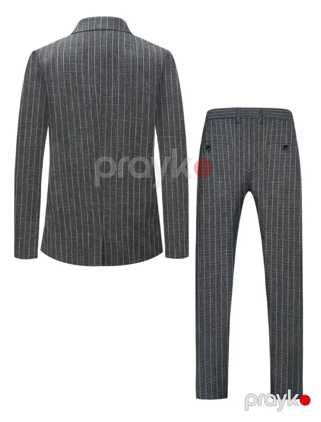 Kişi kostyum dəsti – şpinli (pinstripe) dizayn Yaz Yay Payiz ücün 54 — Kostyum, Masazır (2)