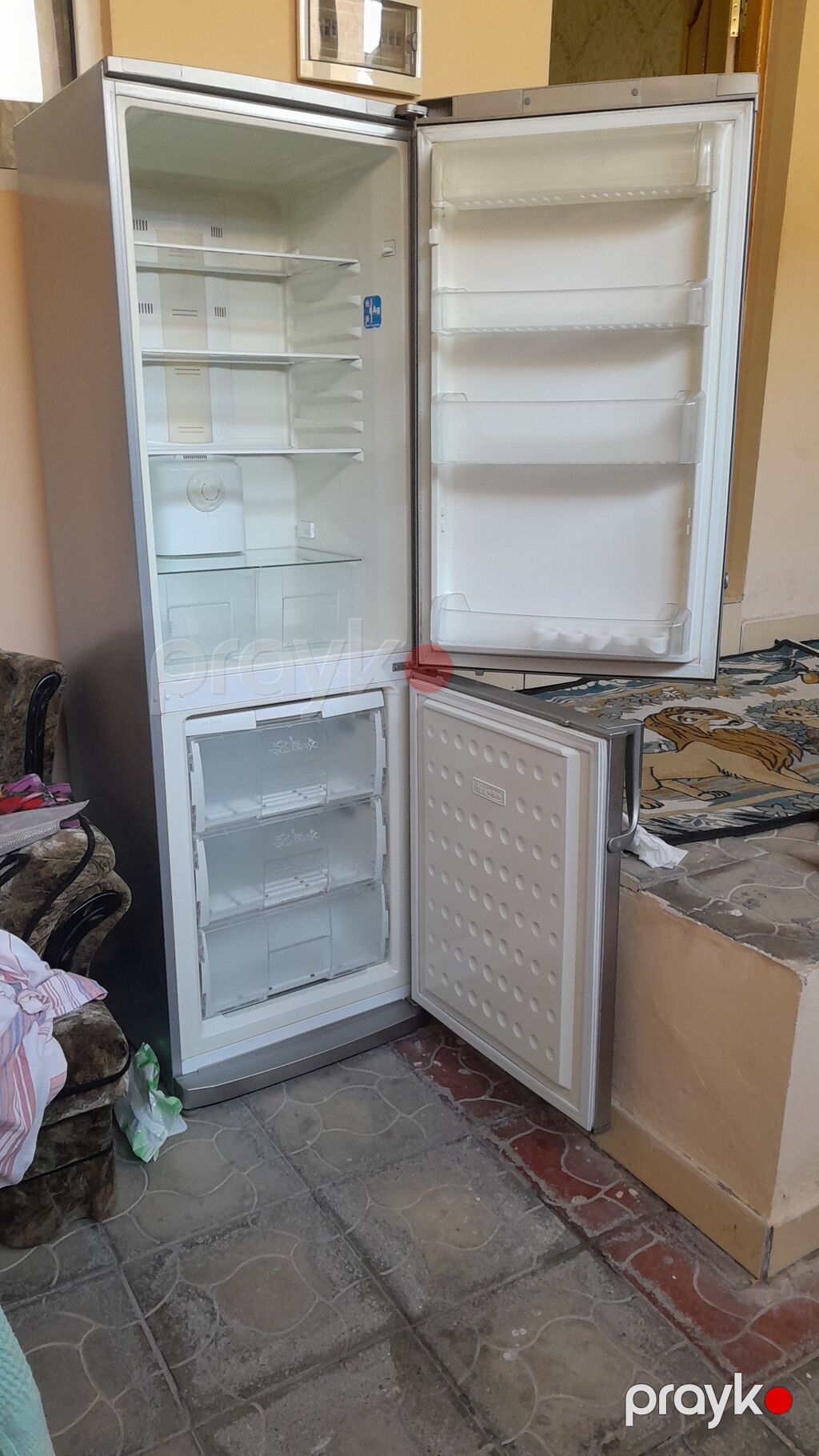 Beko ikikameralı soyuducu - Rəng: gümüş/silver, şaquli korpus - Üst — Soyuducular, Xırdalan (3)